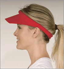 TAKE TWO - VELCRO VISOR - SQUARE BRIM