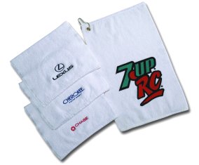 SCREEN PRINTED GOLF TOWEL