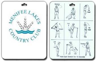EXERCISE BAG TAG - CUSTOM IMPRINTABLE
